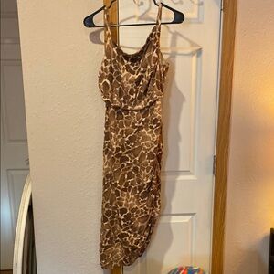Leopard Print Sleeveless Dress